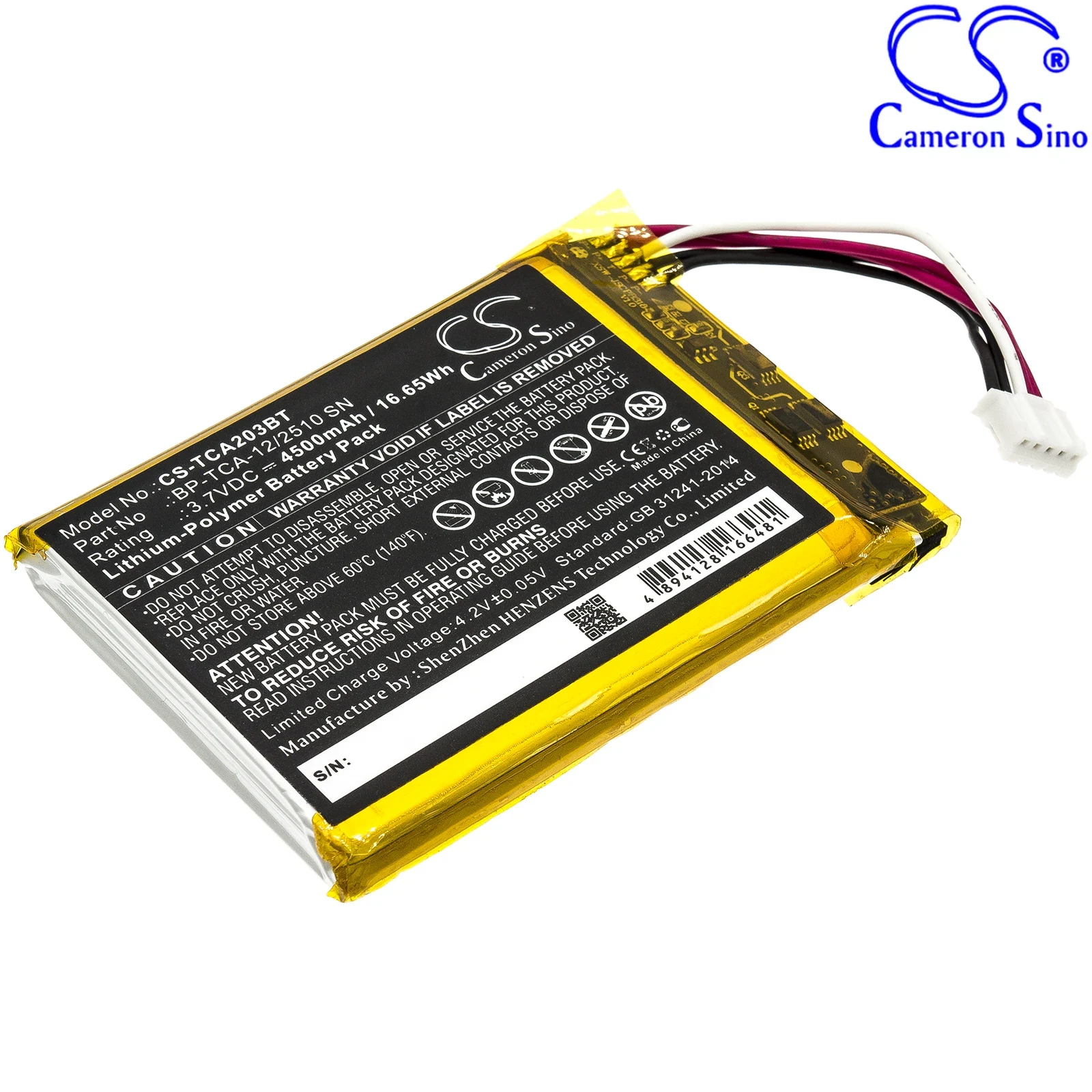 Batteria di ricambio CS per Xf - Home Security Battery Replacement recensione e prezzo